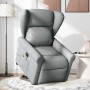 Sillón de masaje reclinable de pie de tela gris claro by , Armchairs - Ref: Foro24-3303384, Price: 281,29 €, Discount: %
