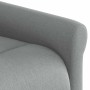 Sillón de masaje reclinable de pie de tela gris claro by , Armchairs - Ref: Foro24-3303384, Price: 281,29 €, Discount: %