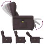 Sillón masaje eléctrico reclinable elevable tela marrón oscuro von , Sessel - Ref: Foro24-3303409, Preis: 322,11 €, Rabatt: %