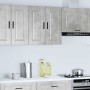 Armario de pared cocina Porto madera ingeniería gris hormigón by , Kitchen cabinets - Ref: Foro24-854061, Price: 59,67 €, Dis...