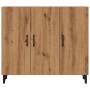 Aparador de madera de ingeniería roble artisan 90x34x80 cm von , Sideboards - Ref: Foro24-856893, Preis: 112,49 €, Rabatt: %