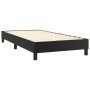 Cama box spring con colchón cuero sintético negro 80x200 cm en Camas y somieres | Comprar online en Foro24
