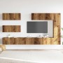 Conjunto de mueble de TV 7 piezas montado la pared madera vieja von , TV-Möbel - Ref: Foro24-3329139, Preis: 333,31 €, Rabatt: %