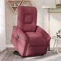 Sillón reclinable elevable tela rojo tinto by , Armchairs - Ref: Foro24-3303257, Price: 257,77 €, Discount: %