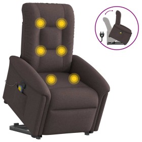 Silla de masaje reclinable de pie de tela marrón oscuro von , Sessel - Ref: Foro24-3303269, Preis: 275,46 €, Rabatt: %