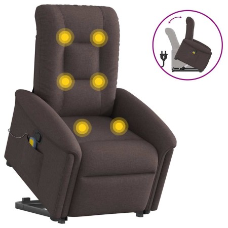 Silla de masaje reclinable de pie de tela marrón oscuro von , Sessel - Ref: Foro24-3303269, Preis: 275,46 €, Rabatt: %