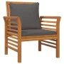 5-piece garden furniture set and solid acacia wood cushions by vidaXL, Garden sets - Ref: Foro24-3058101, Price: 547,55 €, Di...