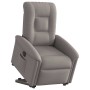 Sillón eléctrico reclinable elevable de tela gris taupe de , Sillones - Ref: Foro24-3303281, Precio: 314,96 €