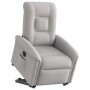 Sillón eléctrico reclinable elevable de tela gris nube by , Armchairs - Ref: Foro24-3303283, Price: 303,86 €, Discount: %