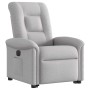 Sillón eléctrico reclinable elevable de tela gris nube by , Armchairs - Ref: Foro24-3303283, Price: 303,86 €, Discount: %