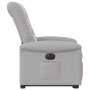 Sillón eléctrico reclinable elevable de tela gris nube by , Armchairs - Ref: Foro24-3303283, Price: 303,86 €, Discount: %