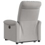 Sillón eléctrico reclinable elevable de tela gris nube by , Armchairs - Ref: Foro24-3303283, Price: 303,86 €, Discount: %