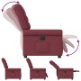 Sillón reclinable eléctrico tela rojo tinto von , Sessel - Ref: Foro24-3303297, Preis: 238,02 €, Rabatt: %