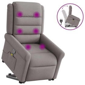Sillón reclinable de masaje elevable tela gris taupé von , Sessel - Ref: Foro24-3303331, Preis: 282,86 €, Rabatt: %