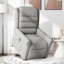 Sillón de masaje reclinable de pie de tela gris nube by , Armchairs - Ref: Foro24-3303333, Price: 265,45 €, Discount: %