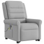 Sillón de masaje reclinable de pie de tela gris nube by , Armchairs - Ref: Foro24-3303333, Price: 265,45 €, Discount: %