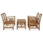 Juego de muebles de jardín 4 piezas madera maciza de acacia by vidaXL, Garden sets - Ref: Foro24-3057983, Price: 309,76 €, Di...