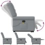 Sillón de masaje eléctrico reclinable elevable tela gris claro de , Sillones - Ref: Foro24-3303344, Precio: 326,55 €