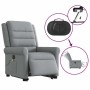 Sillón de masaje eléctrico reclinable elevable tela gris claro by , Armchairs - Ref: Foro24-3303344, Price: 326,69 €, Discoun...
