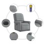 Sillón de masaje eléctrico reclinable elevable tela gris claro by , Armchairs - Ref: Foro24-3303344, Price: 326,69 €, Discoun...