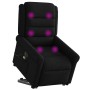 Sillón de masaje eléctrico reclinable elevable tela negro by , Armchairs - Ref: Foro24-3303346, Price: 339,37 €, Discount: %