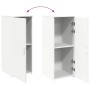 Armario de madera de ingeniería blanco 40x45x103,5 cm by , Lockers and storage cabinets - Ref: Foro24-859033, Price: 89,58 €,...