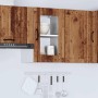 Armario pared cocina puerta de cristal Lucca madera vieja von , Küchenschränke - Ref: Foro24-853775, Preis: 59,96 €, Rabatt: %