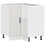 Mueble bajo esquina de cocina Lucca alto brillo blanco von , Küchenschränke - Ref: Foro24-853749, Preis: 120,60 €, Rabatt: %