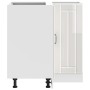 Mueble bajo esquina de cocina Lucca alto brillo blanco von , Küchenschränke - Ref: Foro24-853749, Preis: 120,60 €, Rabatt: %