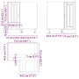 Mueble bajo esquina de cocina Lucca alto brillo blanco von , Küchenschränke - Ref: Foro24-853749, Preis: 120,60 €, Rabatt: %