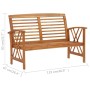 Juego de muebles de jardín 4 piezas madera maciza de acacia by vidaXL, Garden sets - Ref: Foro24-3057983, Price: 309,76 €, Di...