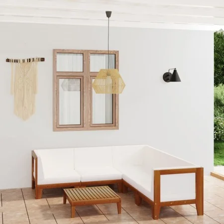 Garden furniture and cushions set 6 pieces solid acacia wood by vidaXL, Garden sets - Ref: Foro24-3058122, Price: 690,39 €, D...