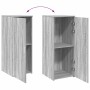 Armario de madera ingeniería gris sonoma 40x45x103,5 cm by , Lockers and storage cabinets - Ref: Foro24-859038, Price: 78,35 ...