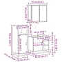 Set de muebles baño 3 pzas madera contrachapada roble ahumado von , Badezimmermöbel - Ref: Foro24-3300967, Preis: 222,31 €, R...