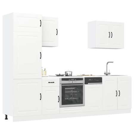 Mueble de cocina Kalmar blanco 7 piezas madera contrachapada von , Küchenschränke - Ref: Foro24-3314761, Preis: 578,68 €, Rab...