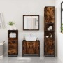 Set de muebles baño 3 pzas madera contrachapada roble ahumado von , Badezimmermöbel - Ref: Foro24-3301007, Preis: 214,17 €, R...