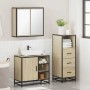 Set de muebles de baño 3 pzas madera contrachapada roble Sonoma von , Badezimmermöbel - Ref: Foro24-3301026, Preis: 224,67 €,...