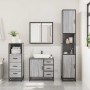 Set de muebles de baño 3 pzas madera contrachapada gris sonoma by , Bathroom furniture - Ref: Foro24-3301018, Price: 263,78 €...