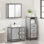 Set de muebles de baño 3 pzas madera contrachapada gris sonoma by , Bathroom furniture - Ref: Foro24-3301018, Price: 263,78 €...