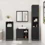 Juego de muebles de baño 3 pzas madera contrachapada negro by , Bathroom furniture - Ref: Foro24-3300965, Price: 233,28 €, Di...