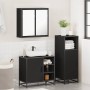 Juego de muebles de baño 3 pzas madera contrachapada negro by , Bathroom furniture - Ref: Foro24-3300965, Price: 233,28 €, Di...