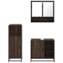 Set de muebles baño 3 pzas madera contrachapada roble marrón von , Badezimmermöbel - Ref: Foro24-3300999, Preis: 225,42 €, Ra...