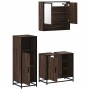 Set de muebles baño 3 pzas madera contrachapada roble marrón von , Badezimmermöbel - Ref: Foro24-3300999, Preis: 225,42 €, Ra...