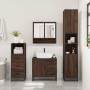 Set de muebles baño 3 pzas madera contrachapada roble marrón von , Badezimmermöbel - Ref: Foro24-3301109, Preis: 289,87 €, Ra...