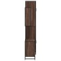 Set de muebles baño 3 pzas madera contrachapada roble marrón