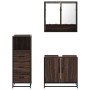 Set de muebles baño 3 pzas madera contrachapada roble marrón von , Badezimmermöbel - Ref: Foro24-3301039, Preis: 220,53 €, Ra...