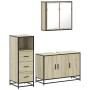 Set de muebles de baño 3 pzas madera contrachapada roble Sonoma von , Badezimmermöbel - Ref: Foro24-3301011, Preis: 232,40 €,...