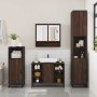 Set de muebles baño 4 pzas madera contrachapada roble marrón by , Bathroom furniture - Ref: Foro24-3301244, Price: 401,68 €, ...
