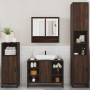 Set de muebles baño 4 pzas madera contrachapada roble marrón by , Bathroom furniture - Ref: Foro24-3301244, Price: 401,68 €, ...