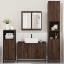 Set de muebles baño 4 pzas madera contrachapada roble marrón von , Badezimmermöbel - Ref: Foro24-3301194, Preis: 393,41 €, Ra...